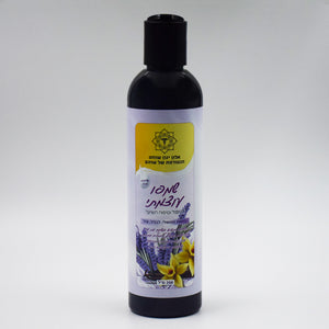 שמפו עוצמתי בניחוח פטשולי, לבנדר, וניל -למחלות ובעיות עור